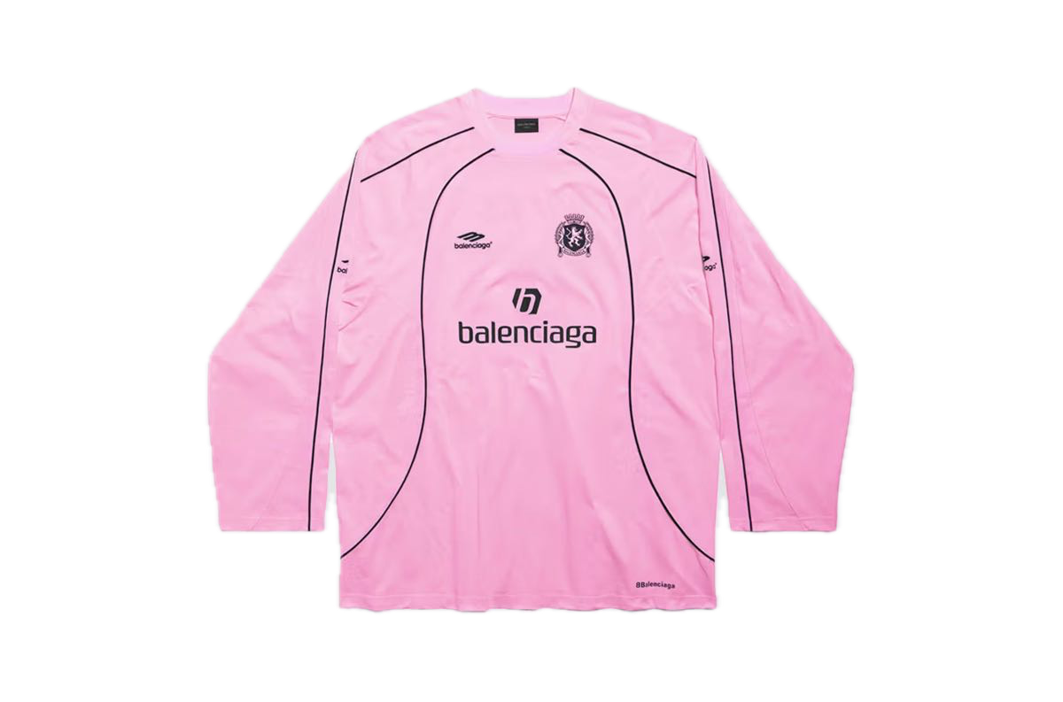 Balenciaga x Soccer Series Oversize-Langarmshirt SS24