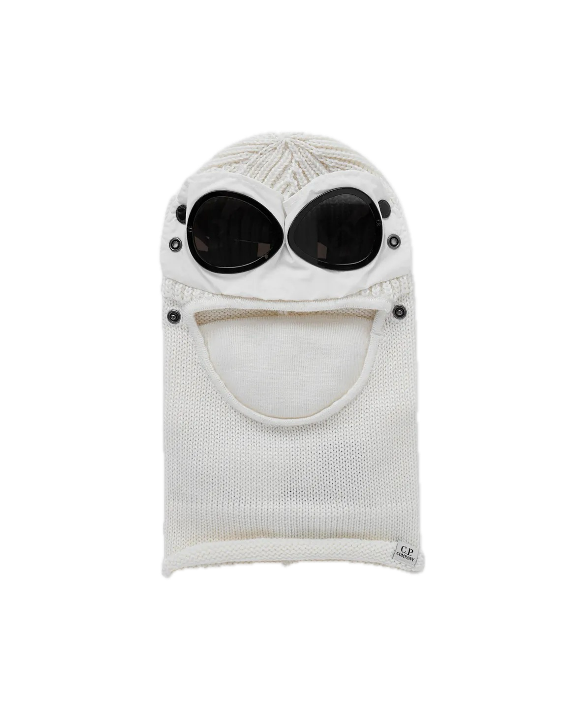 C.P. Company Merino Wool Google Balaclava Off-White
