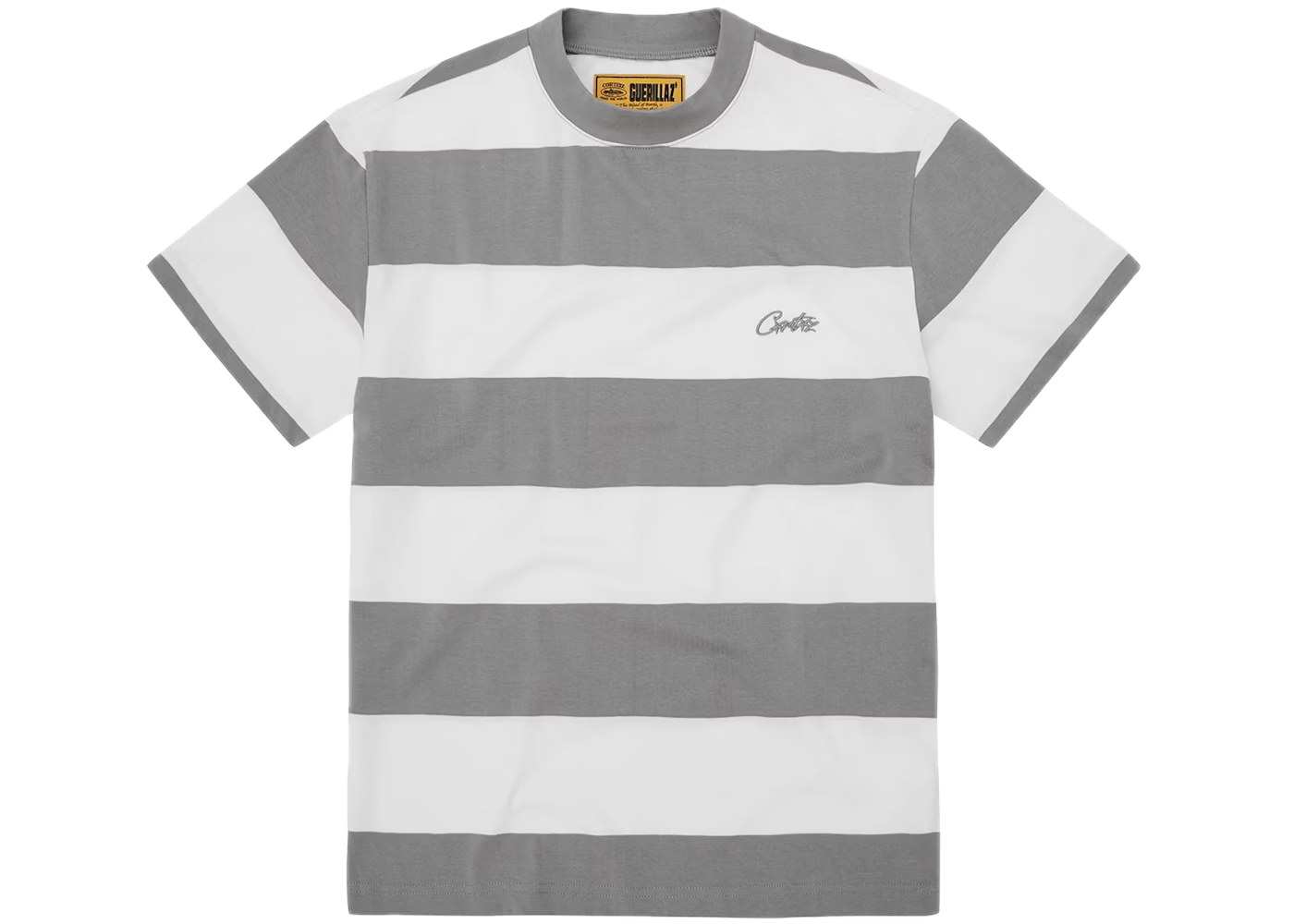 Corteiz Striped Tee Grey