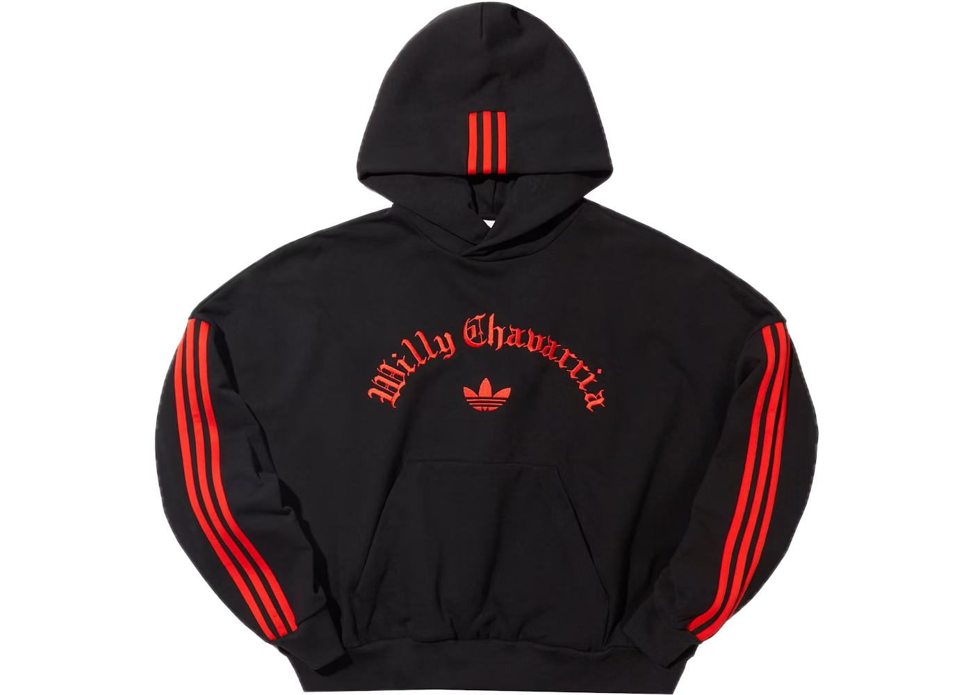 adidas x Willy Chavarria WC Fleece Hoodie Black/Red