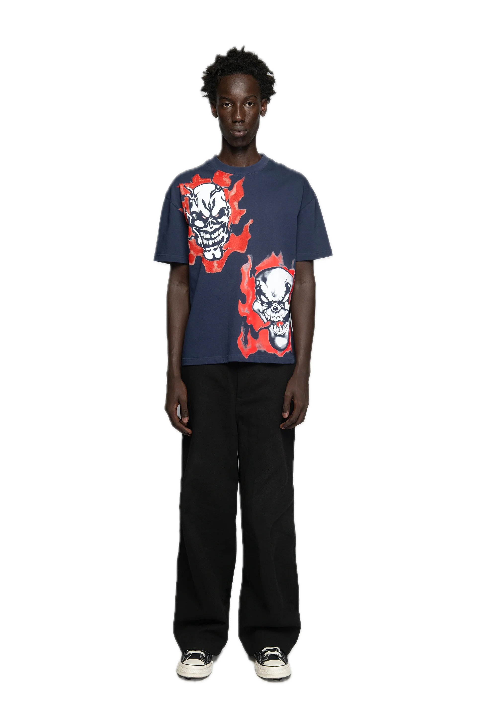 93 Sierra/Crosses Flaming Faces T-Shirt