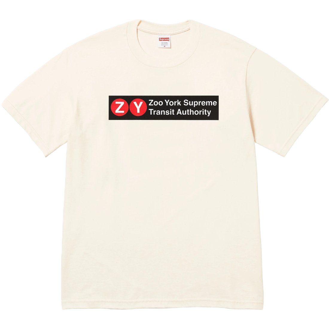 Supreme/Zoo York Transit Natural Tee