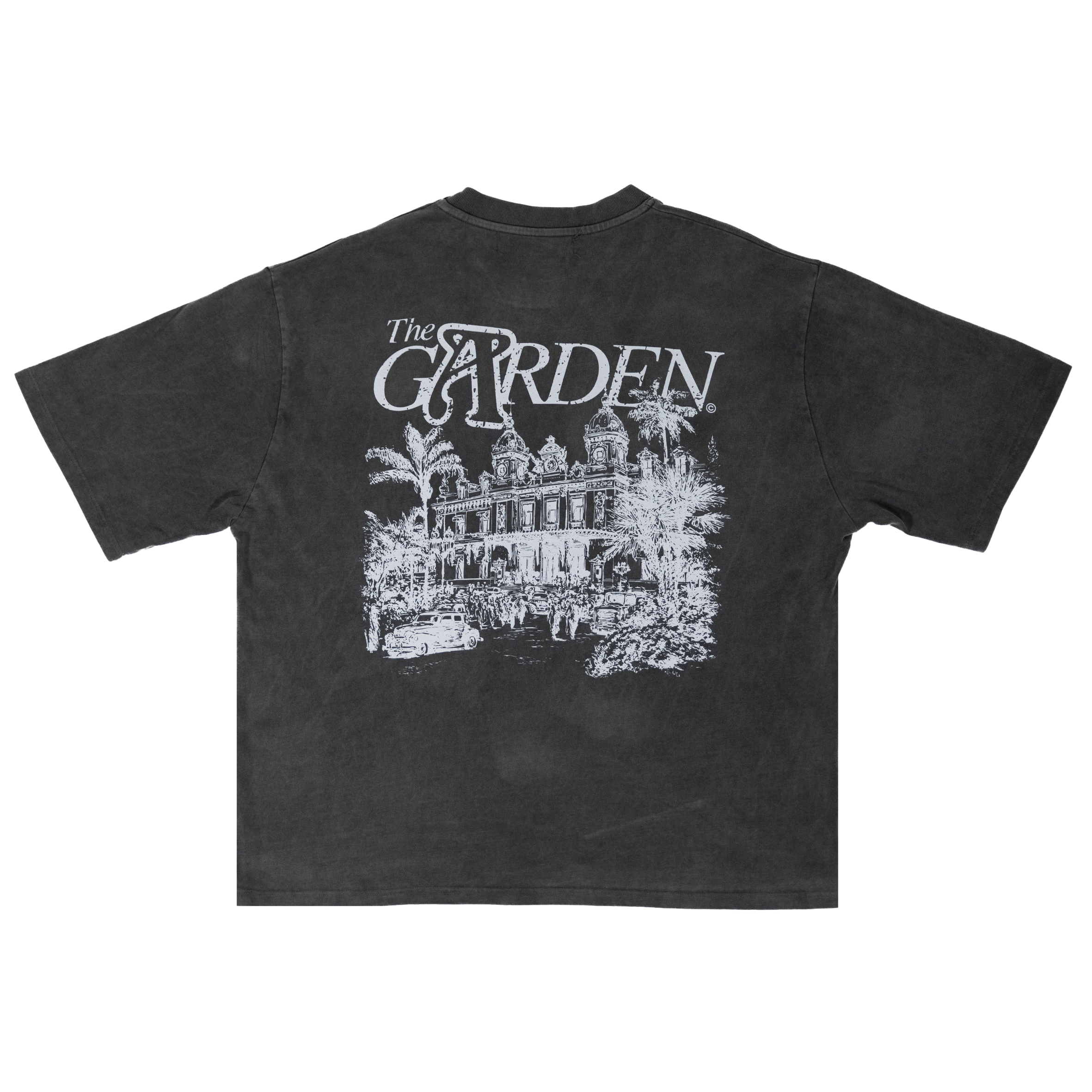 The Garden Casino T-shirt Washed Black