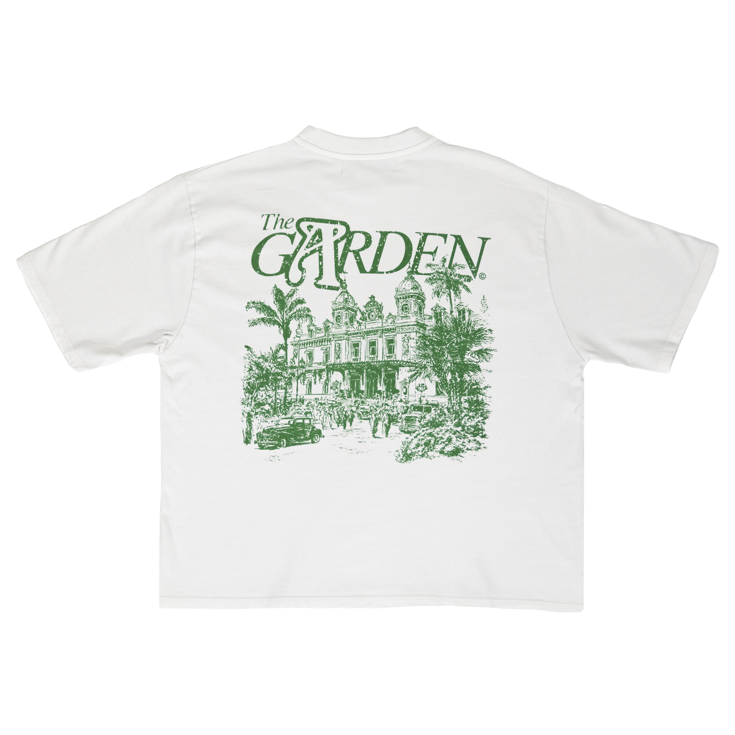 The Garden Casino T-shirt Beige/Green
