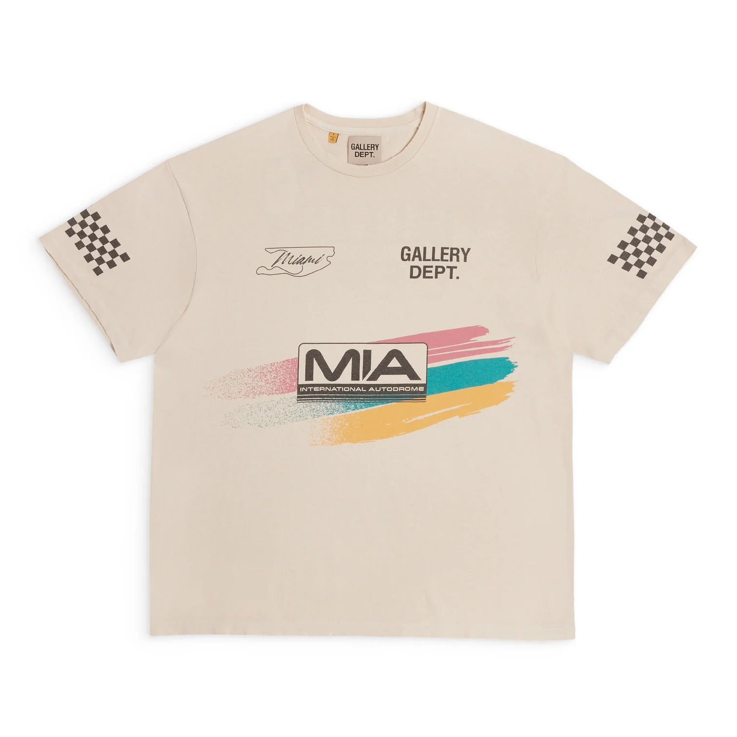 Gallery Dept Miami Merch Tee Archival White