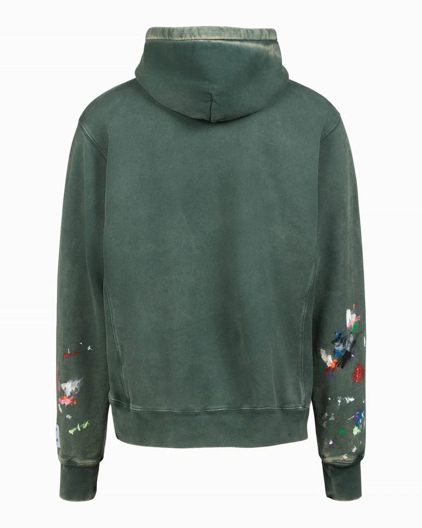 Gallery Dept. Logo Paint Hoodie Grün