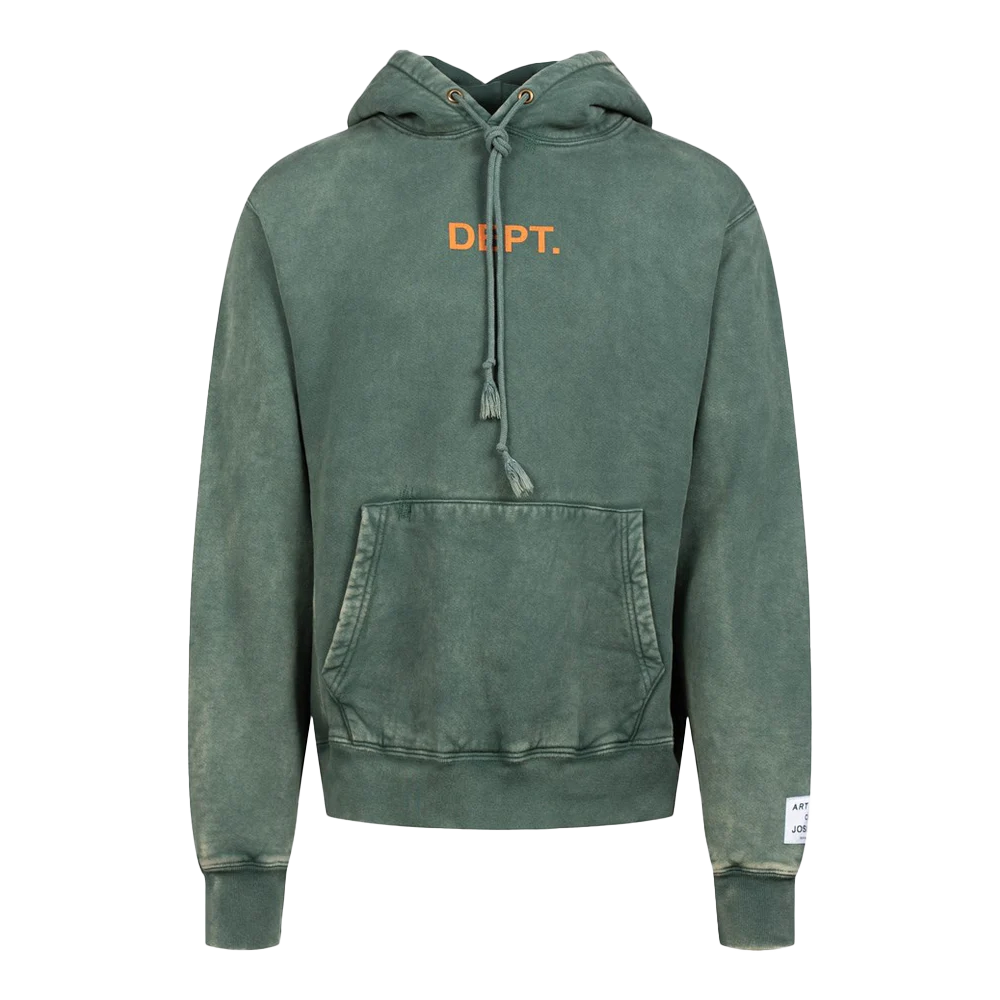Gallery Dept. Logo Paint Hoodie Grün