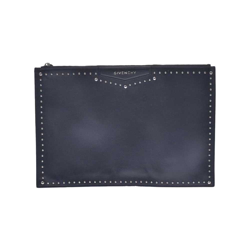 Givenchy Antigona Leder-Clutch mit Nieten