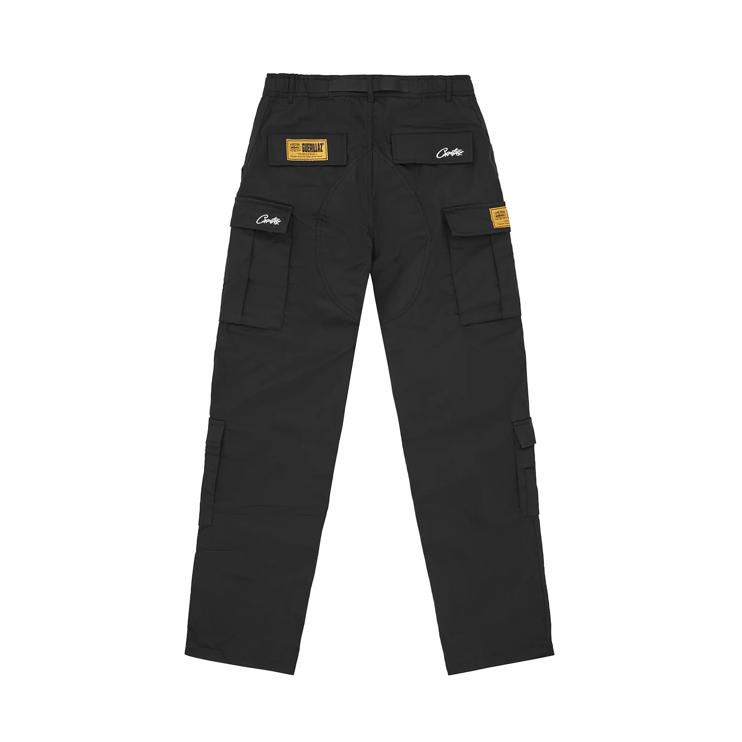 Corteiz Guerillaz Cargos Black/White