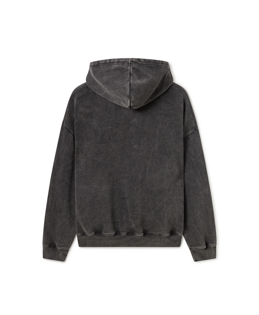Velor Garments 600 GSM 'Vintage Black' Hoodie