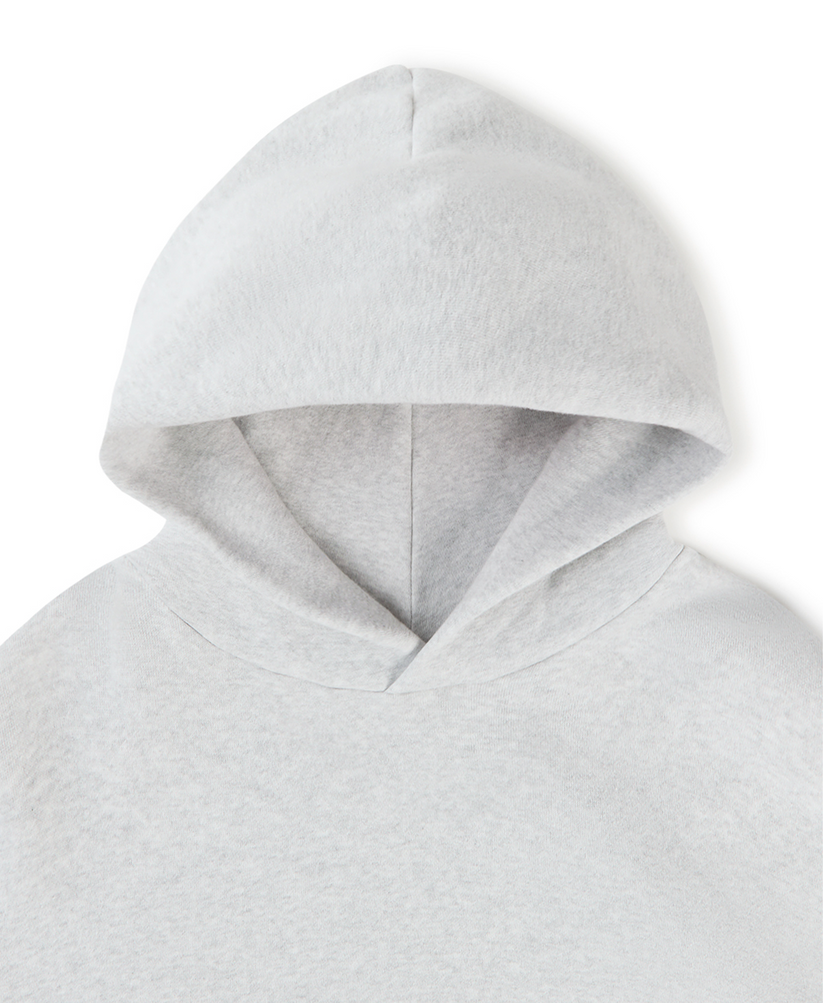Velour Garments 450 GSM 'Light Heather Gray' Hoodie