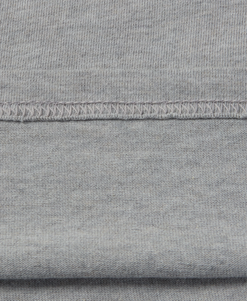 Velour Garments T-Shirt „Heather Grey“, 300 g/m²