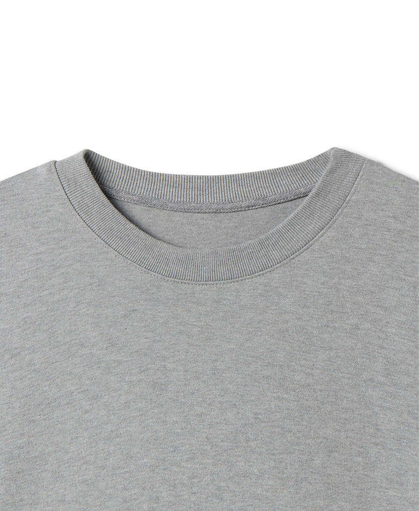 Velour Garments T-Shirt „Heather Grey“, 300 g/m²