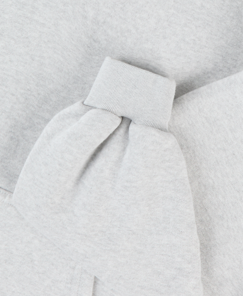 Velour Garments 450 GSM 'Light Heather Gray' Hoodie
