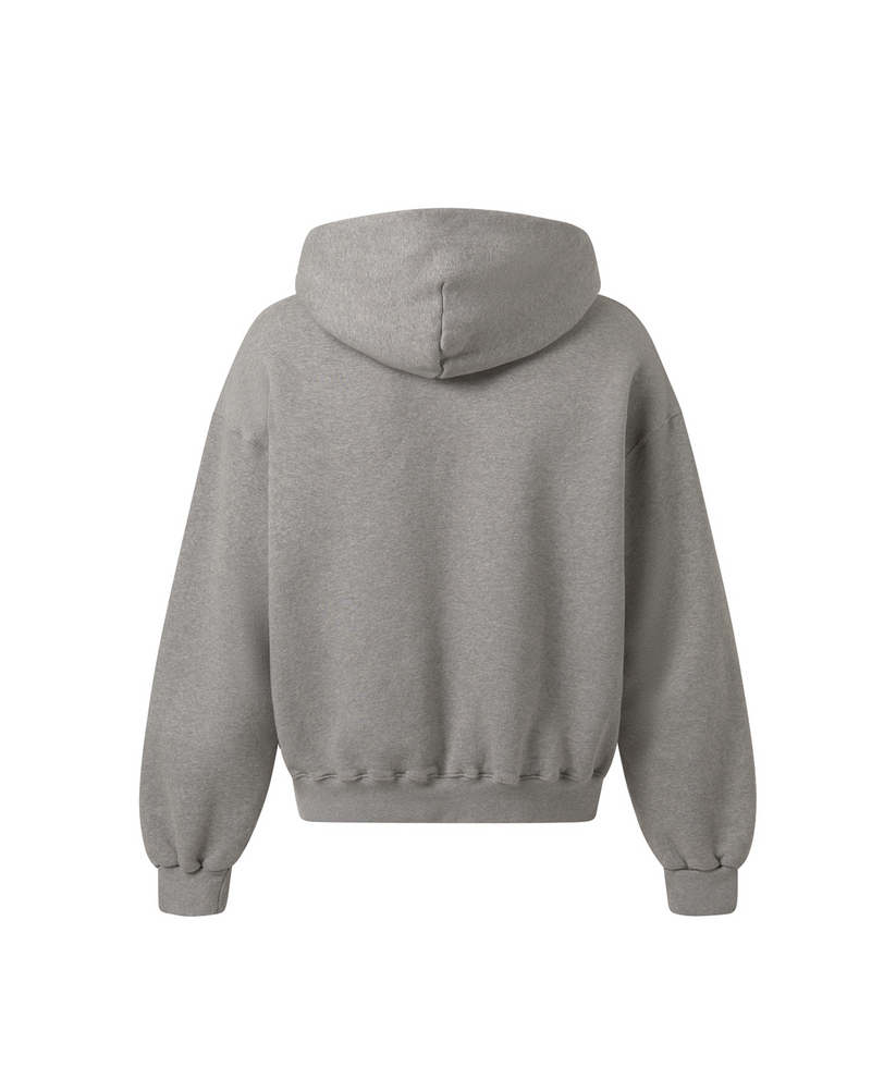 Velor Garments 450 GSM Ash Gray Hoodie