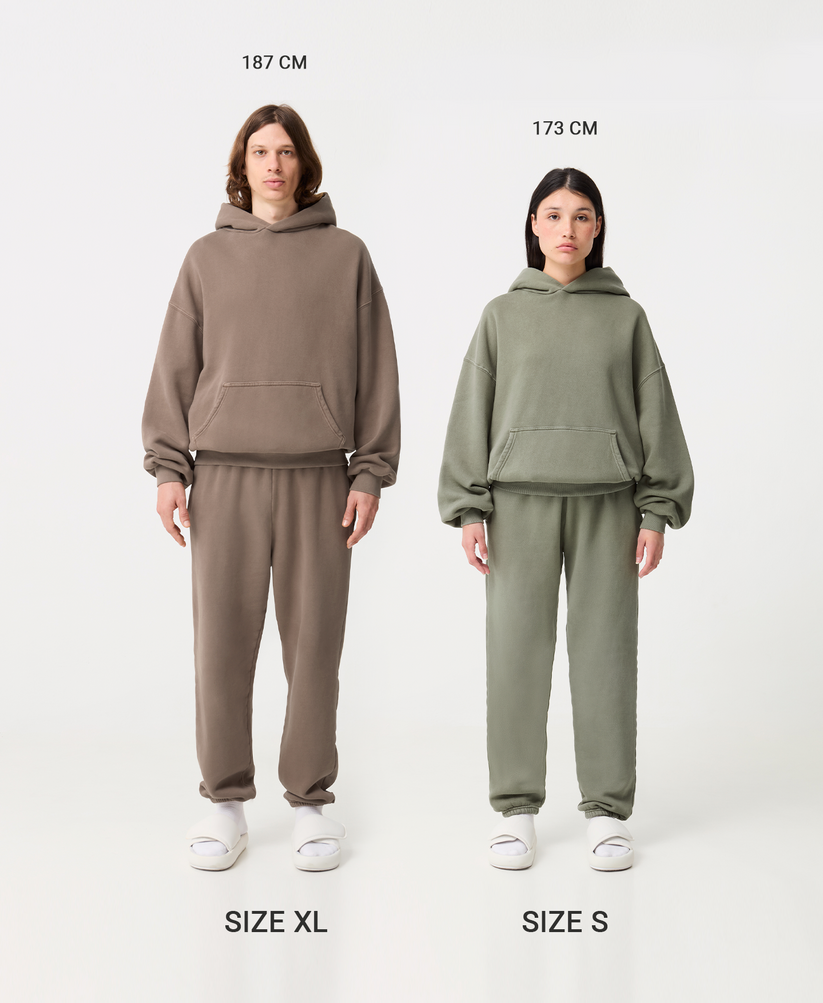 Velour Garments 450 GSM 'Ecru' Hoodie