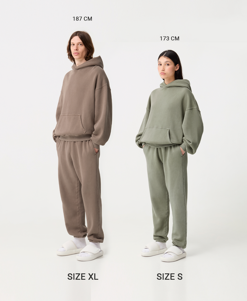 Velour Garments 450 GSM 'Ecru' Hoodie