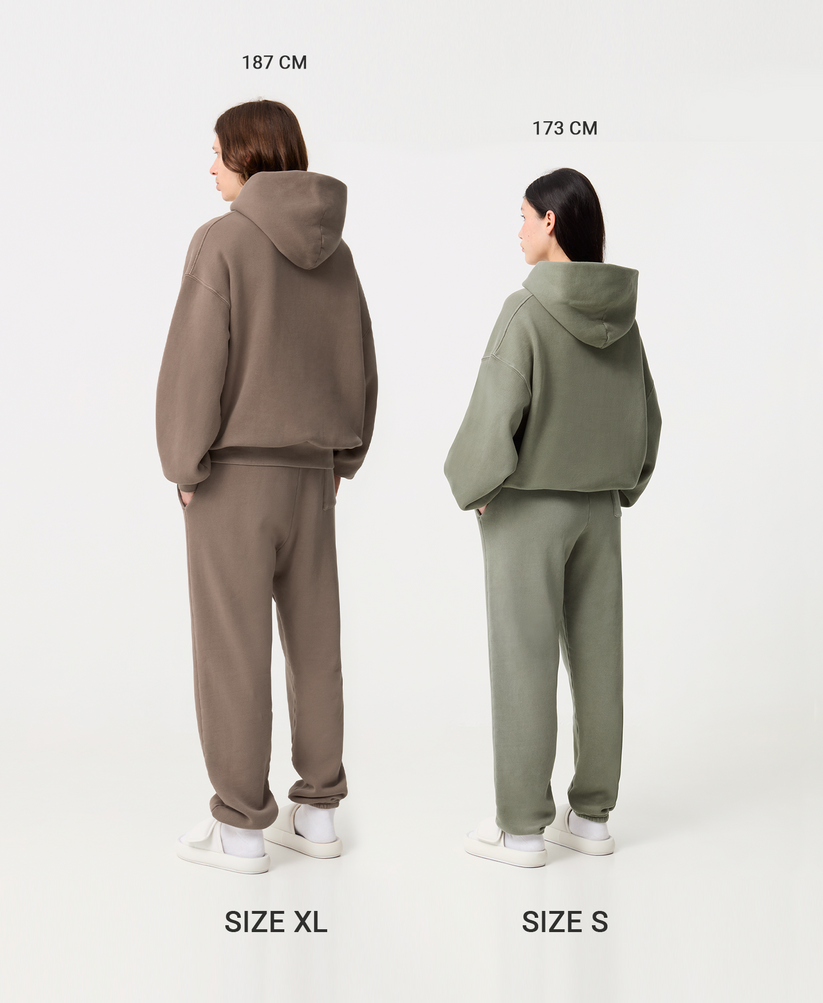 Velour Garments 450 GSM 'Ecru' Hoodie