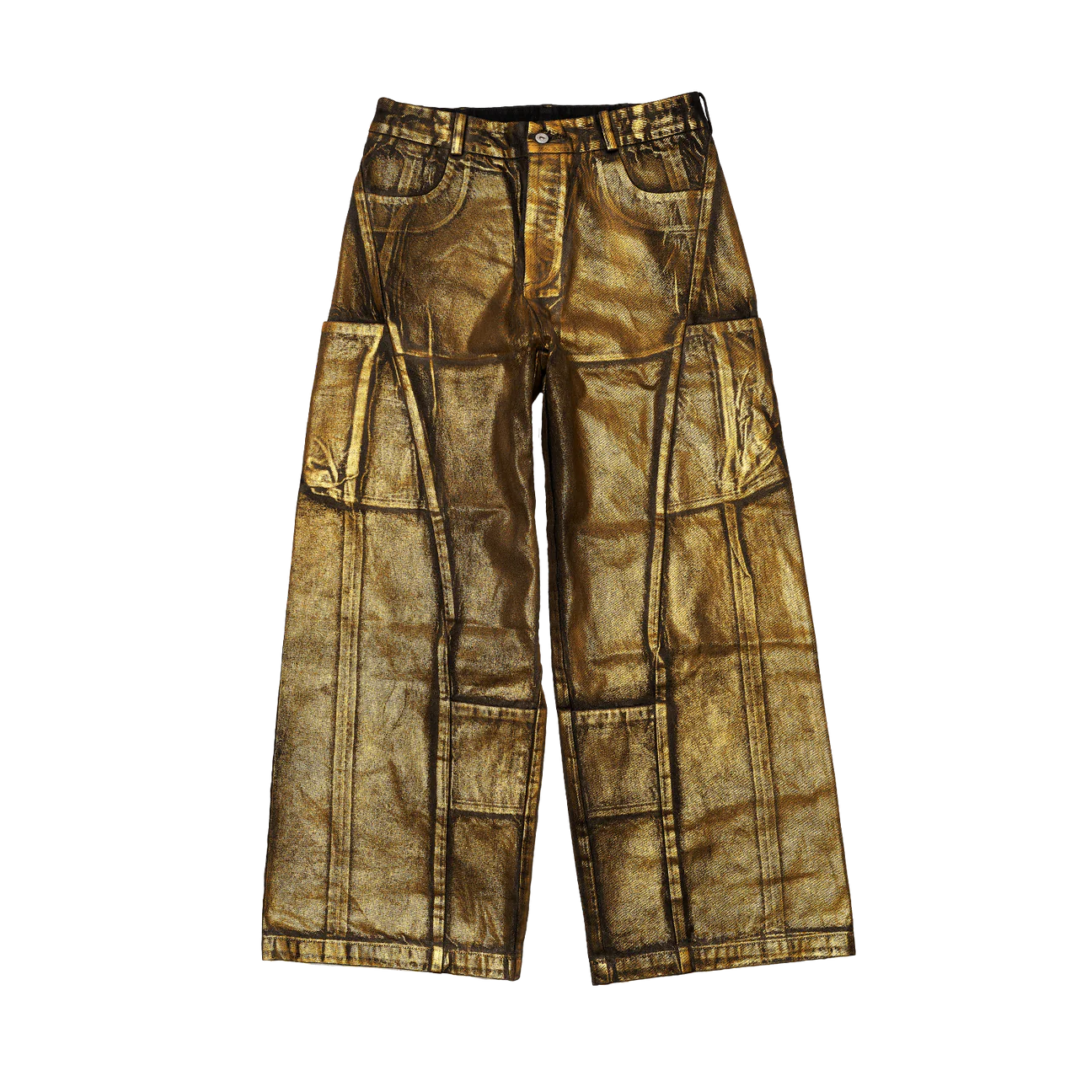 Dame Après Paris Gold Waxed Redefined Cargos