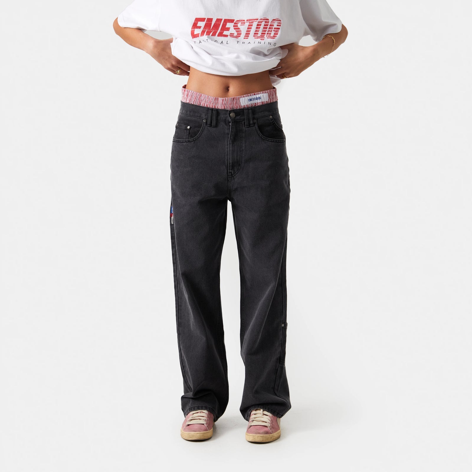EME Studios Slate Black Jeans DB