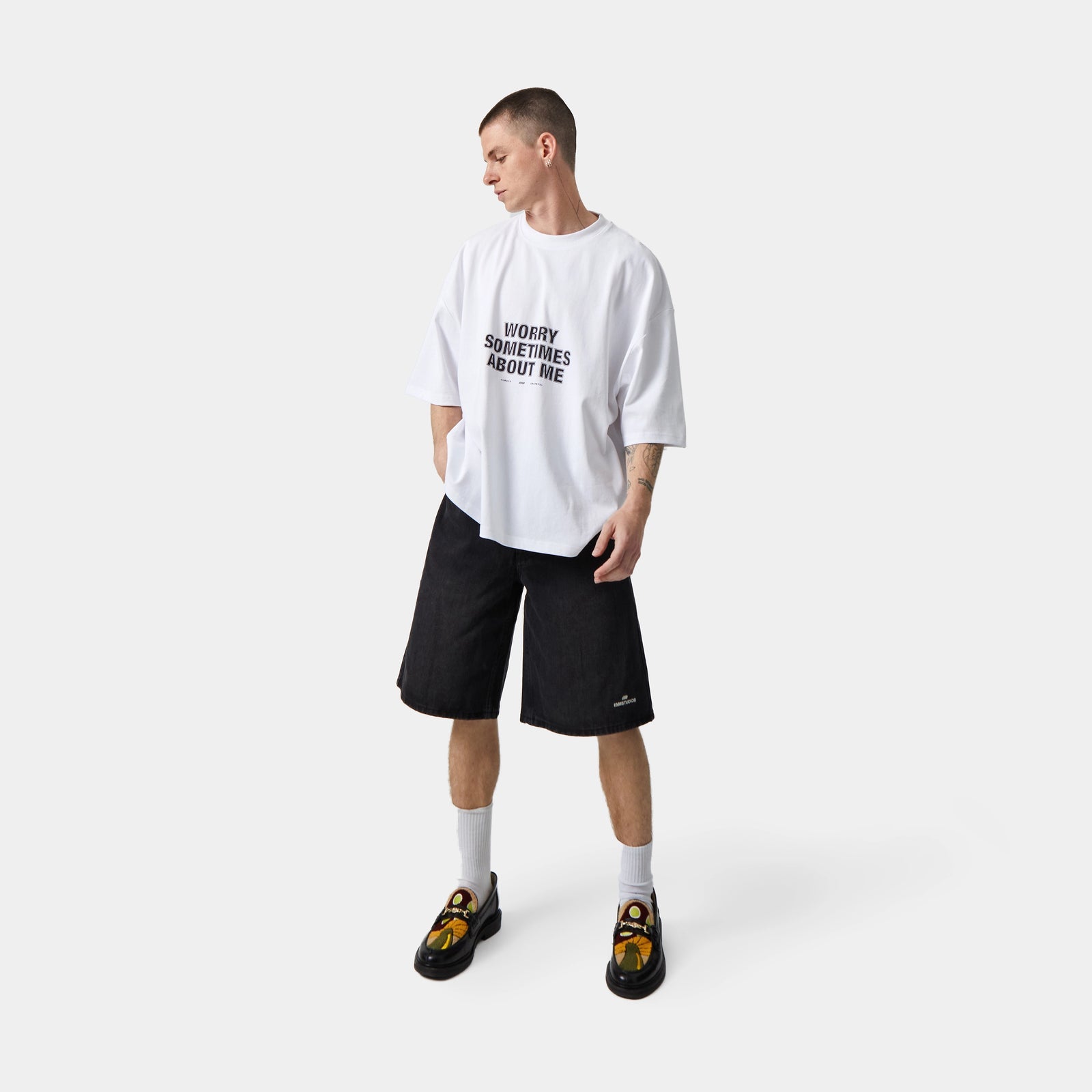 EME Studios Target Pearl Oversized Tee