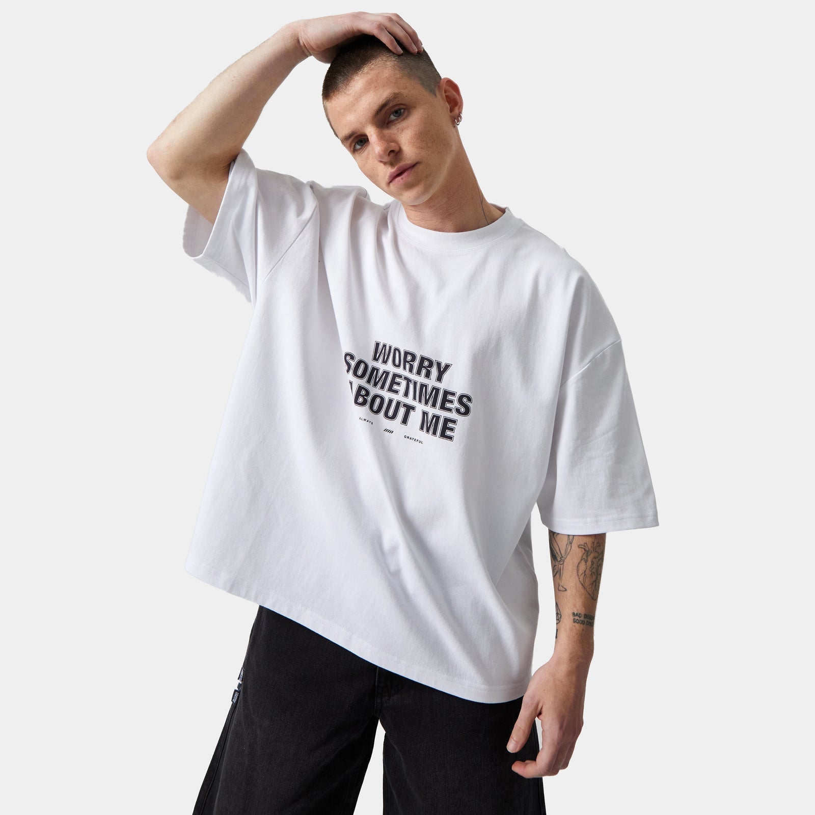 EME Studios Target Pearl Oversized Tee
