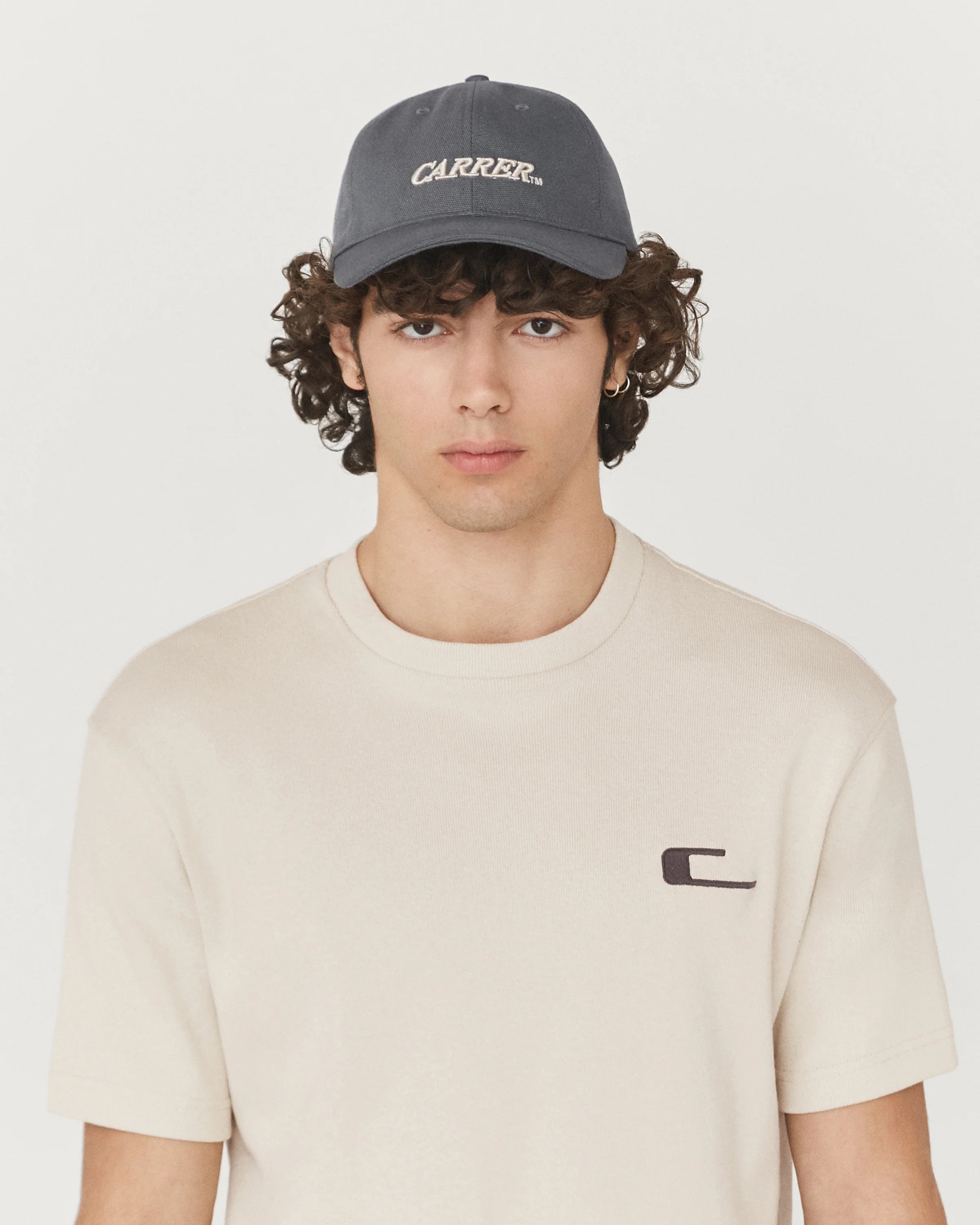 Carrer Mica Cap In Light Gray Blue