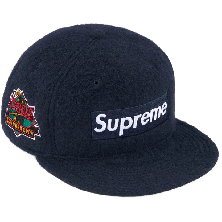 Supreme Brushed Wool Box Logo New Era Black