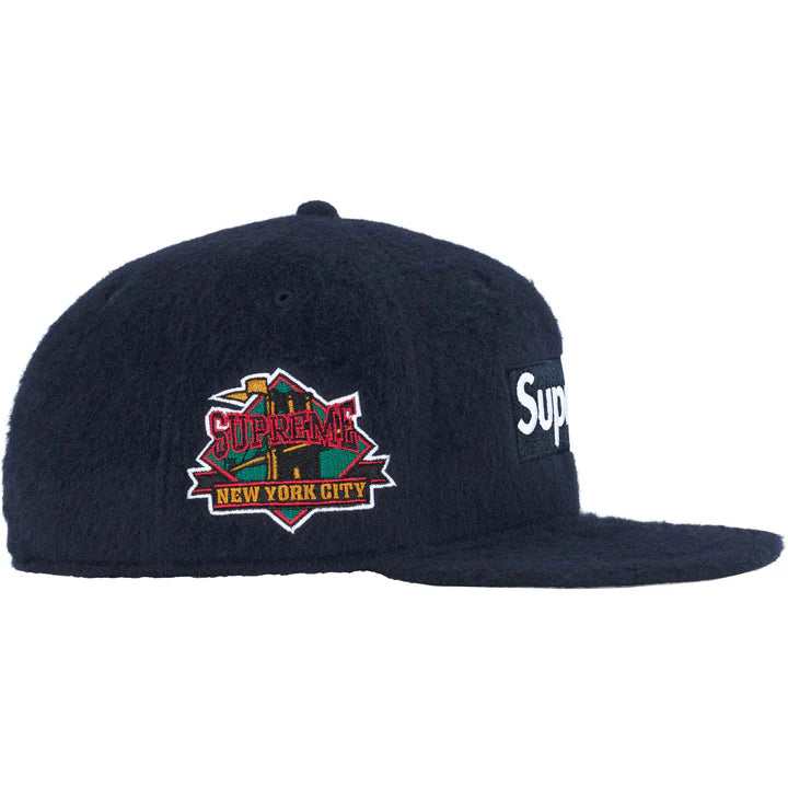 Supreme Brushed Wool Box Logo New Era Black