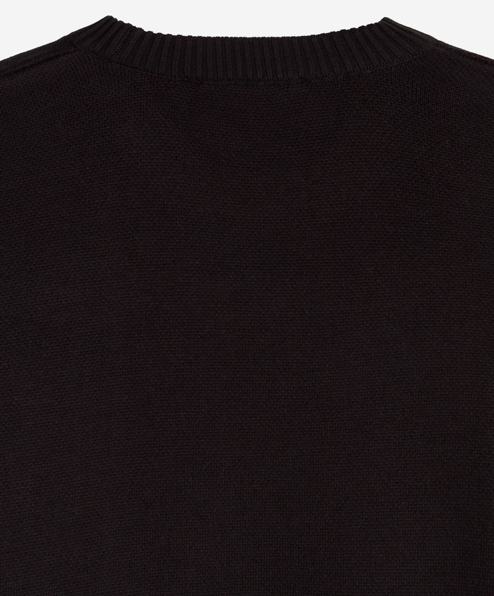 Fakegods Valentine's Knitted Sweater Black