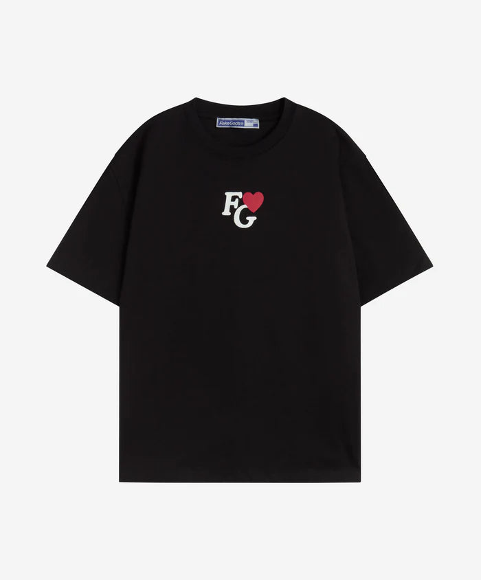 Fakegods Valentine's Tee Black