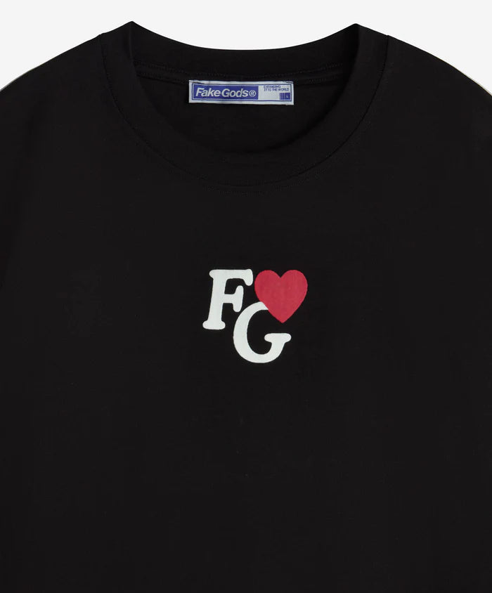 Fakegods Valentine's Tee Black