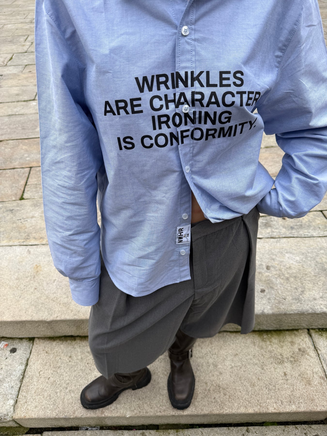 NWHR Camisa Wrinkles