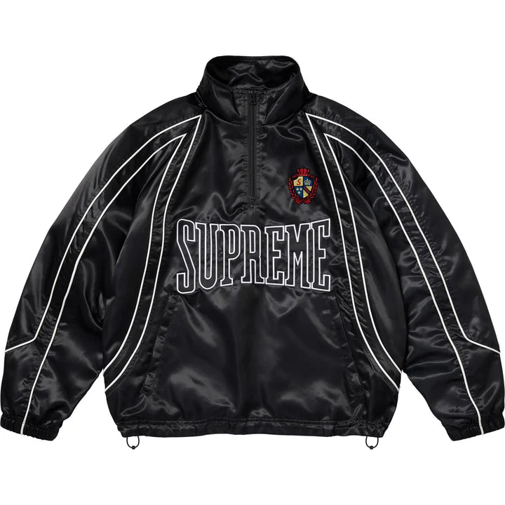 Supreme Satin Piping Pullover Black