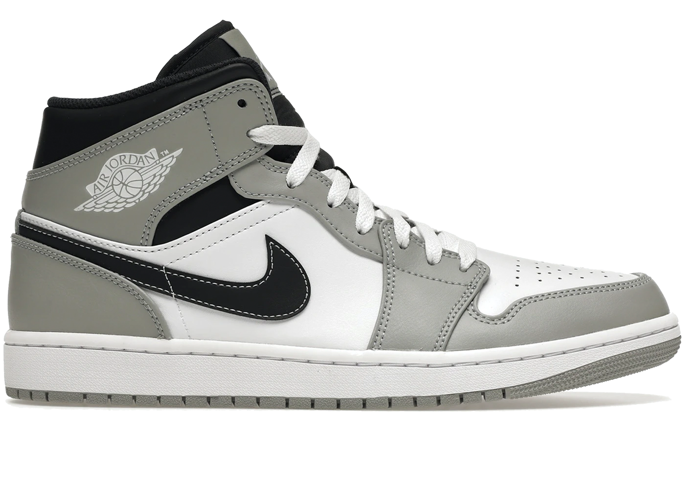 Jordan 1 Mid Light Smoke Grey Anthracite GS