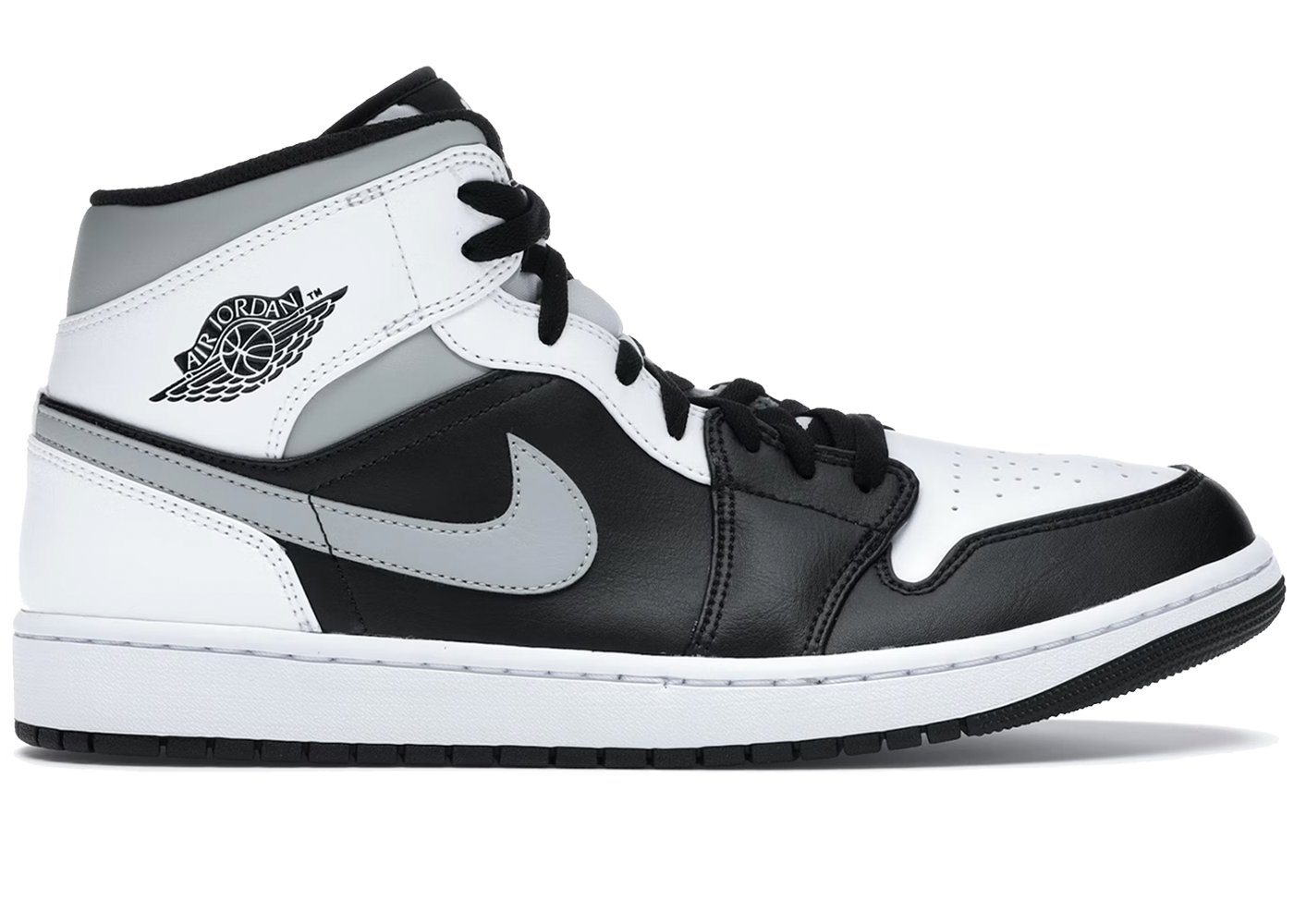 Jordan 1 Mid White Shadow GS