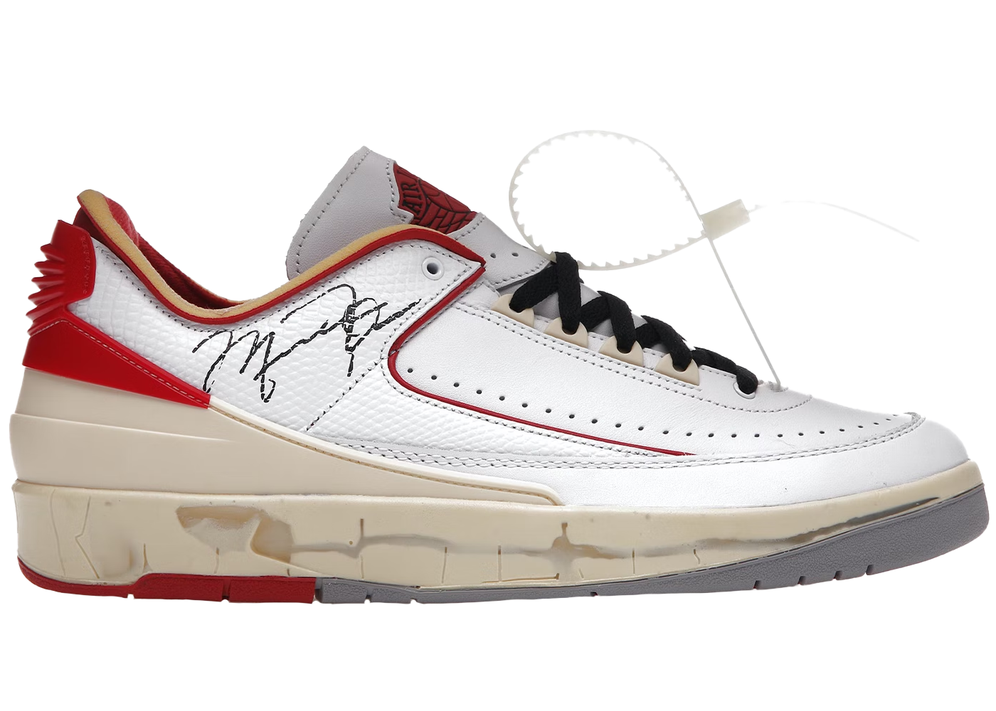 Jordan 2 Retro Low SP Off-White White Red