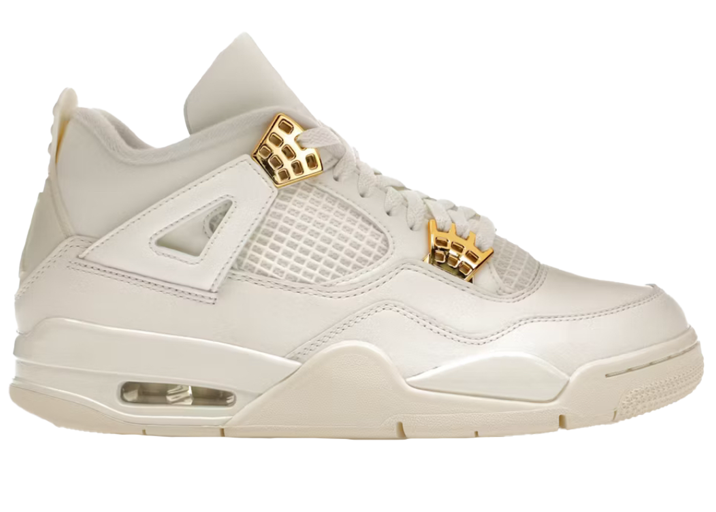 Jordan 4 Retro Metallic Gold (Women's)