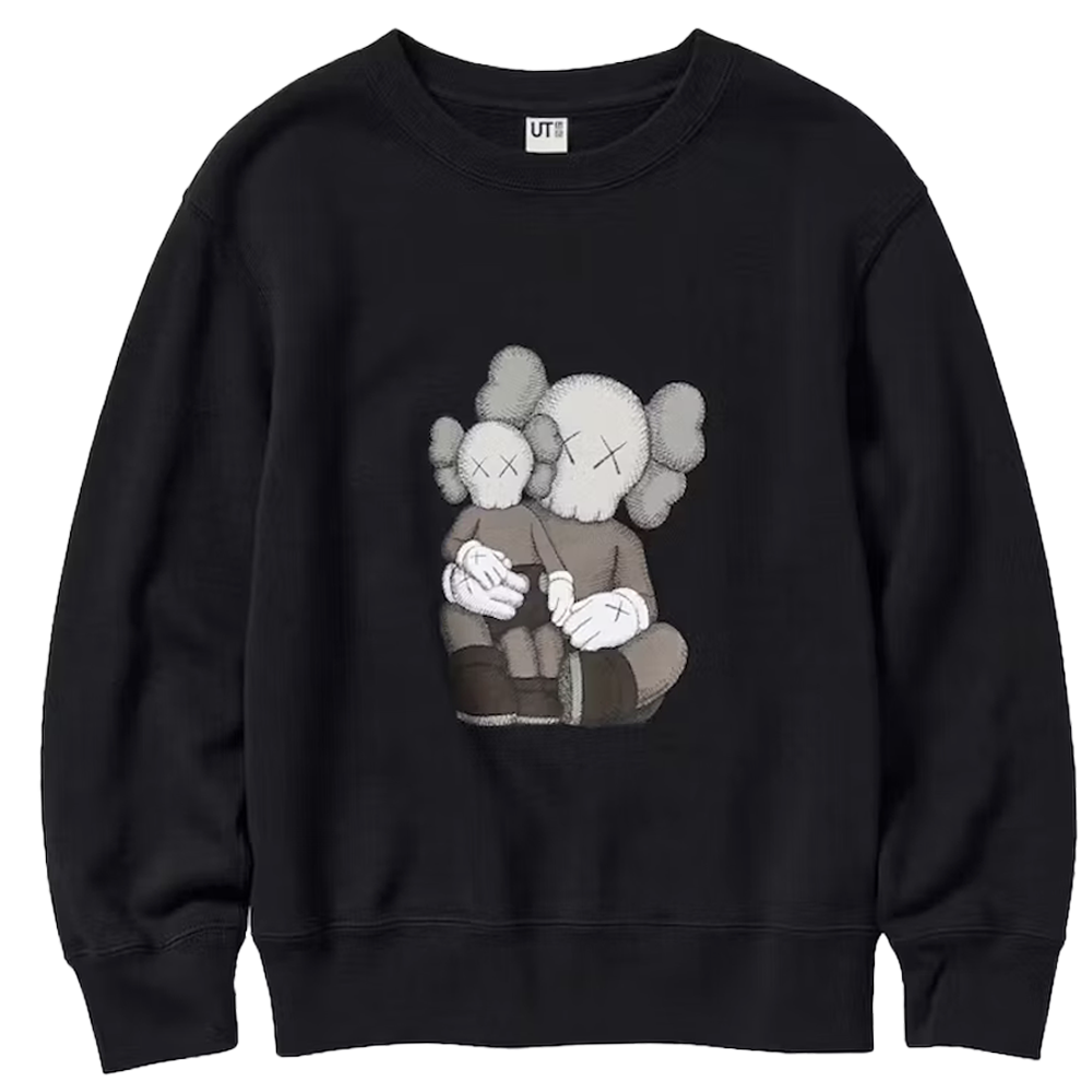 KAWS x Uniqlo Longsleeve Sweatshirt Black