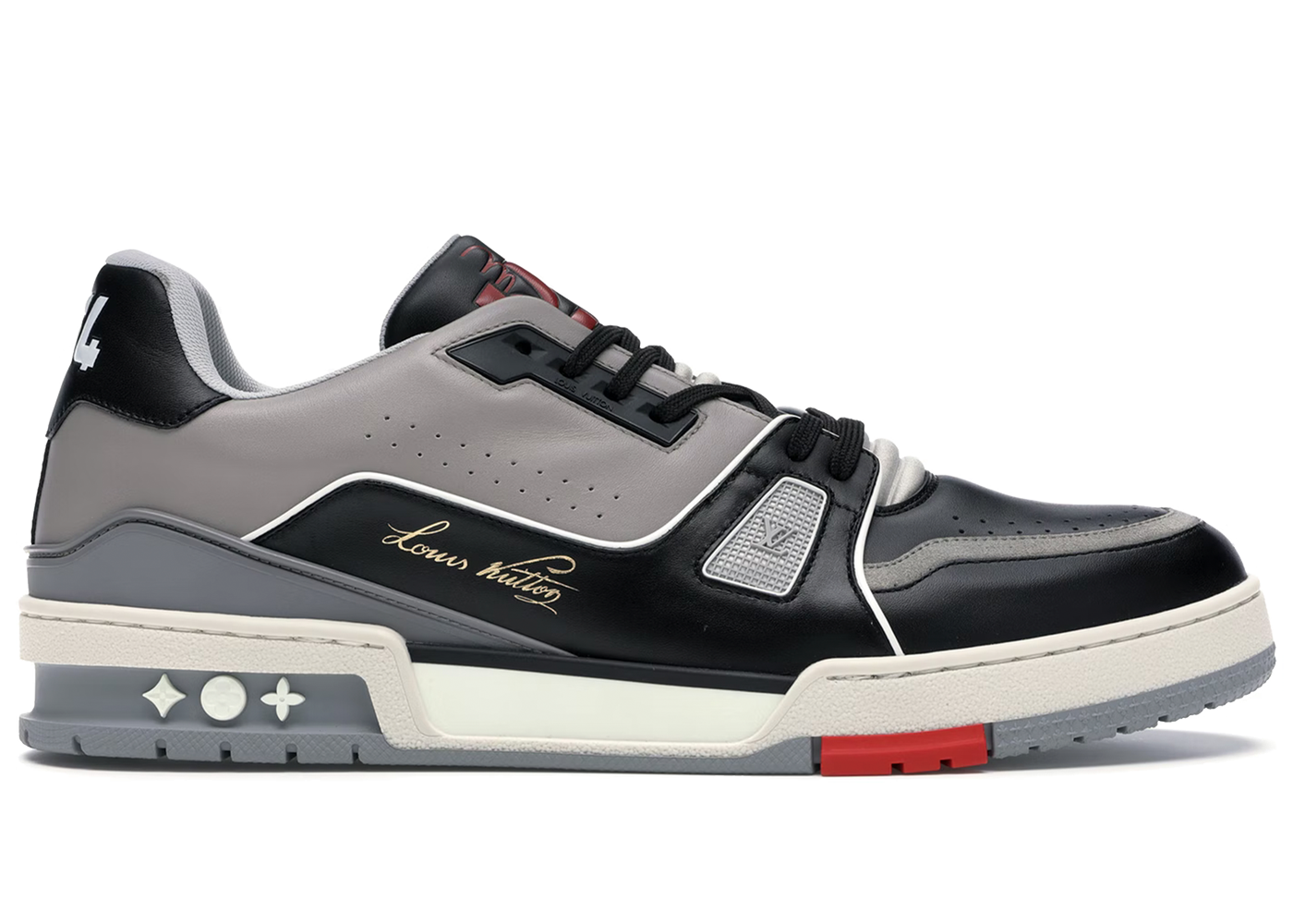 Louis Vuitton LV Trainer Sneaker Low Black Grey