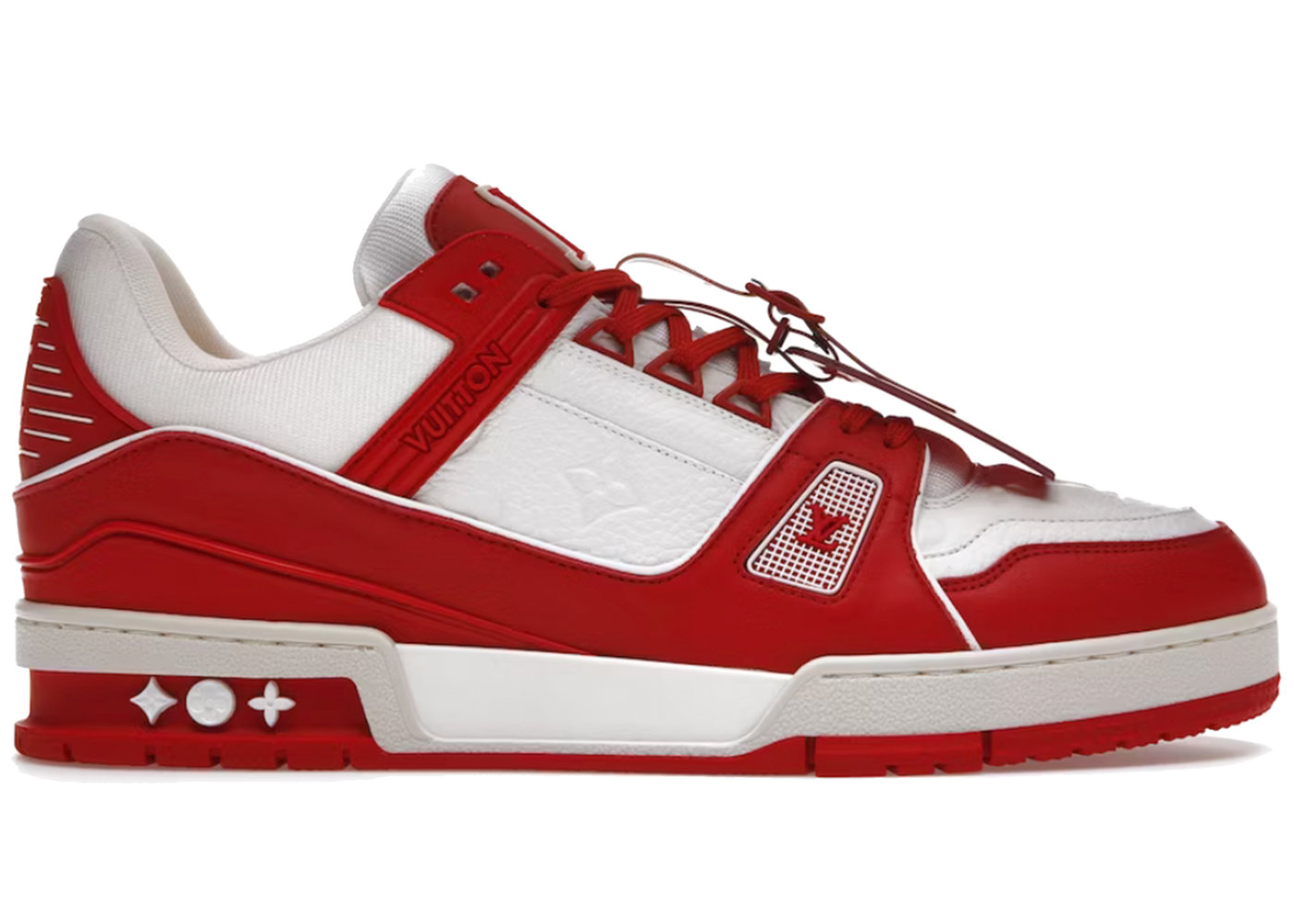 Louis Vuitton Trainer Rot Weiß