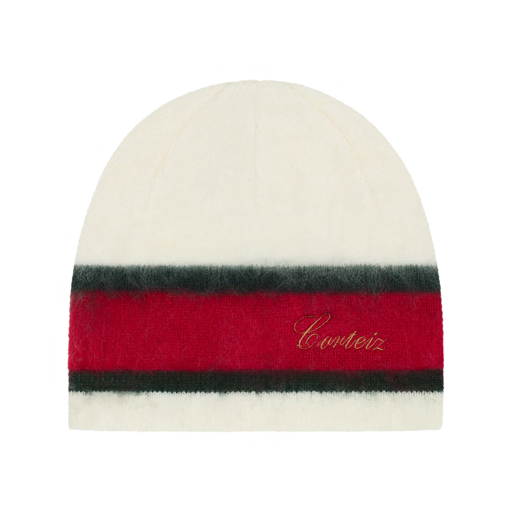 Corteiz Lux Knit Beanie Cream
