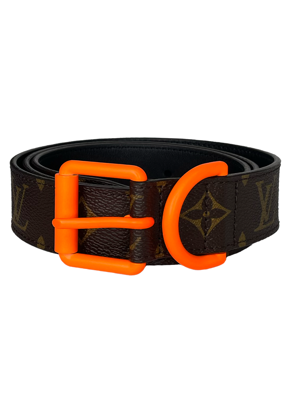 Orange louis vuitton belt hot sale