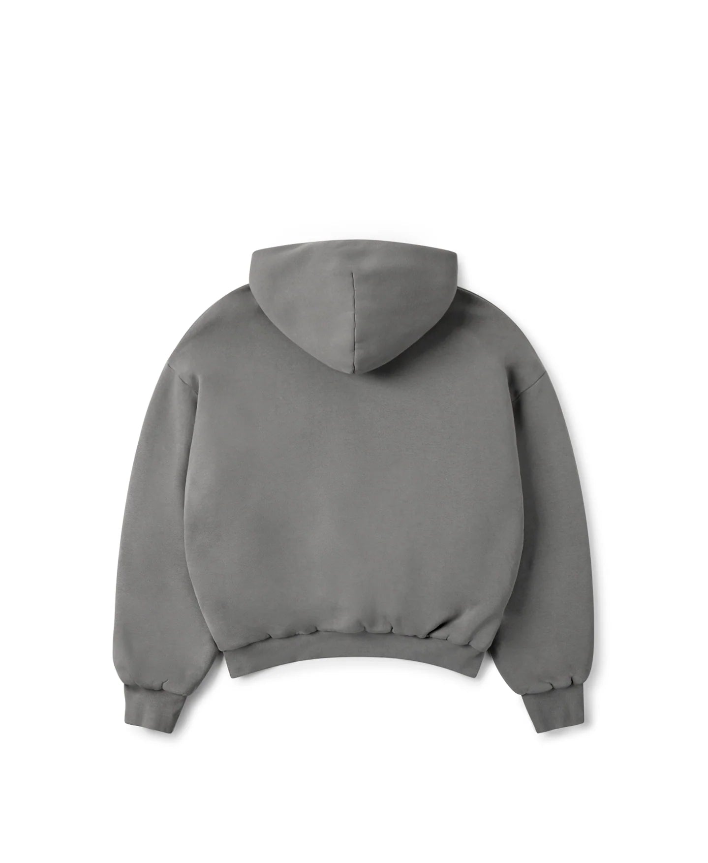 Velour Garments 1000 GSM „Schlammgrau“ Doppel-Hoodie