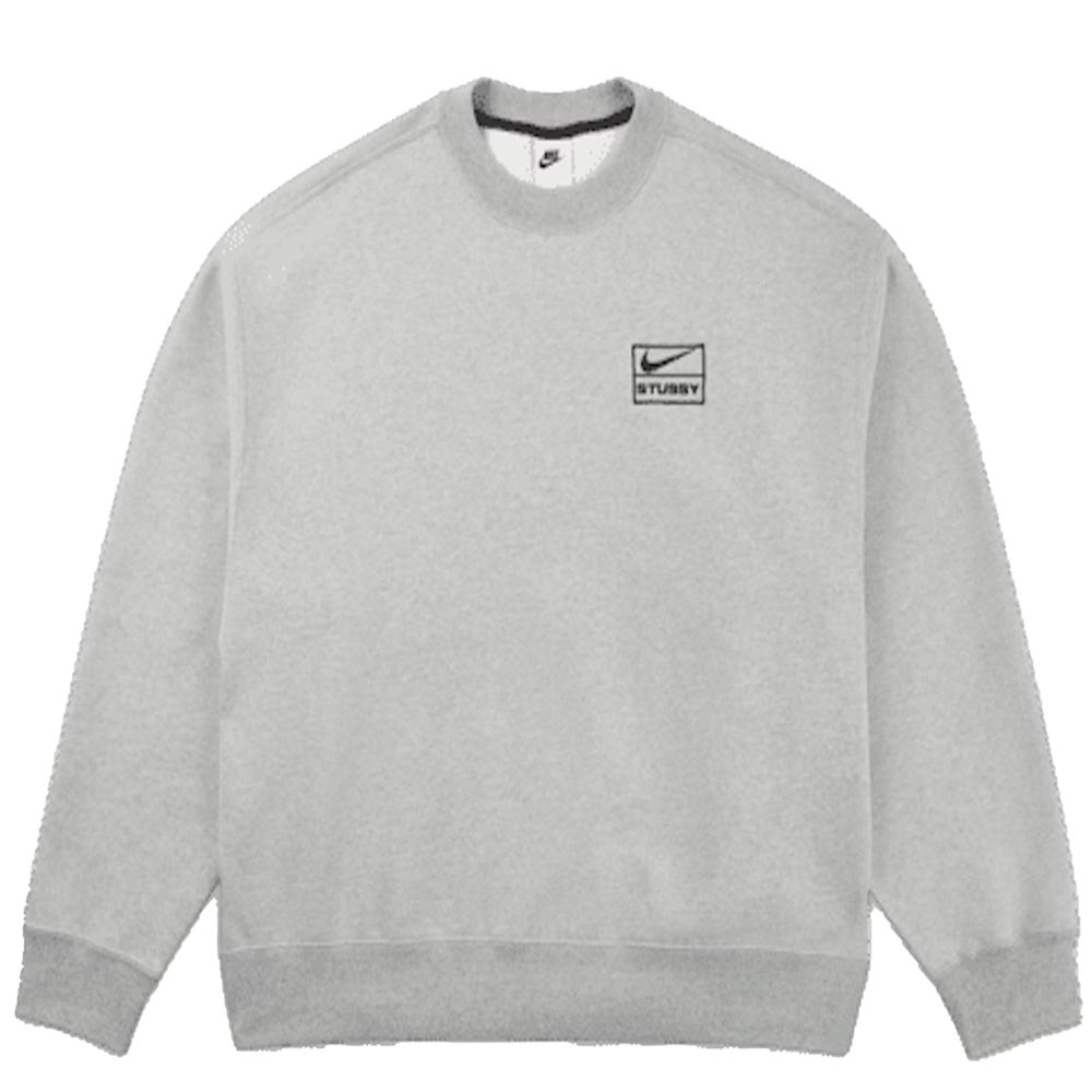 Nike x Stussy Crew Fleece Grey (SS23)