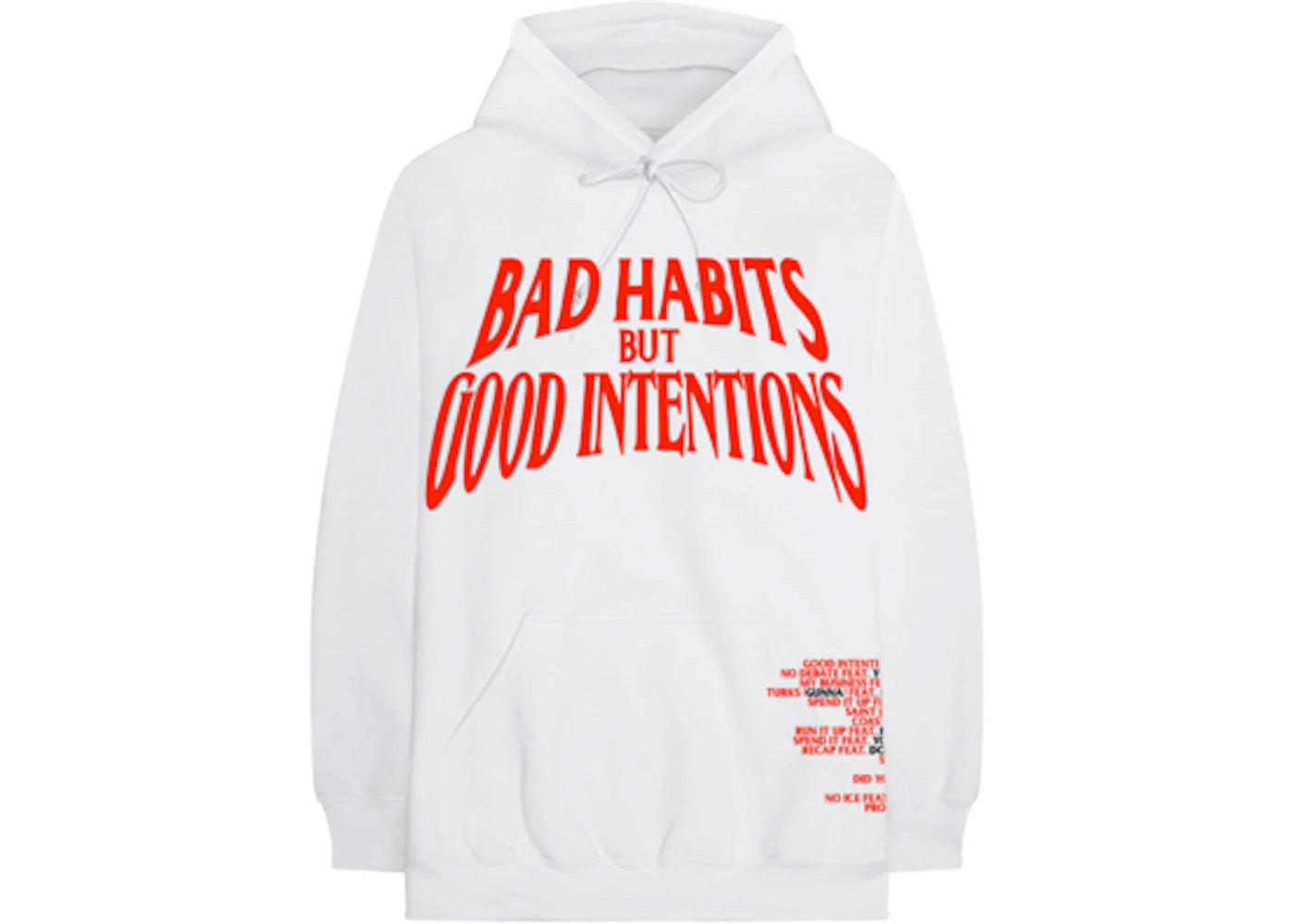 Vlone X Nav Bad Habits Hoodie outlet Size XL