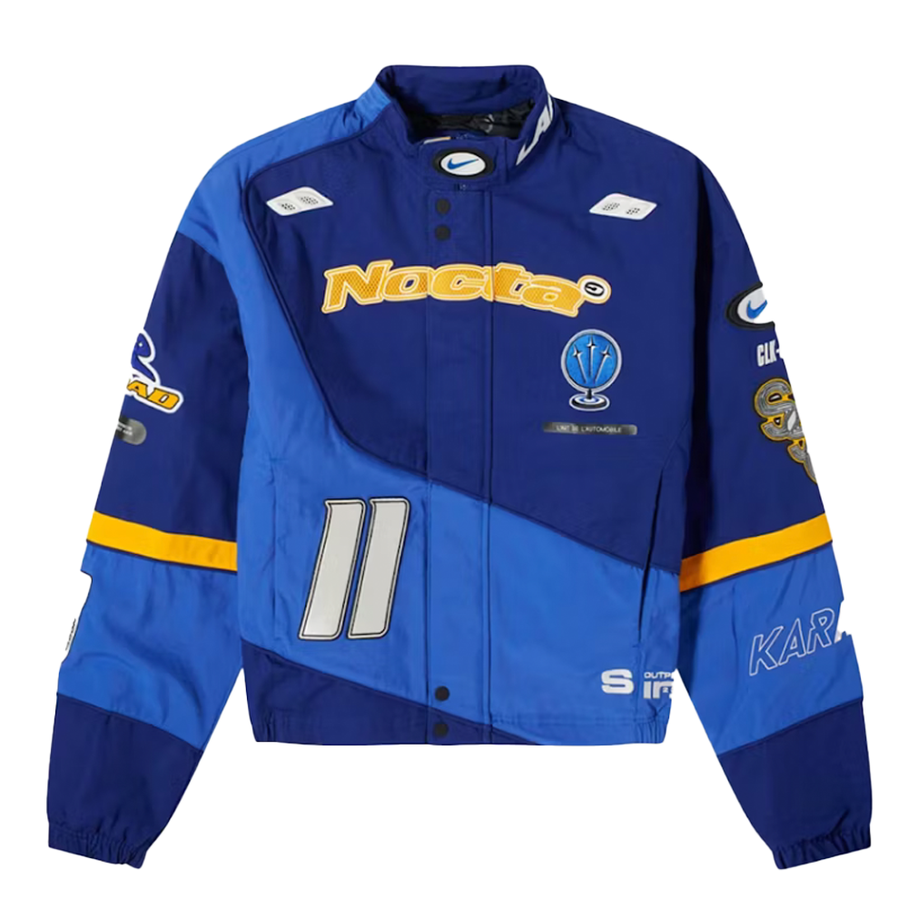 Nike x NOCTA L'Art de L'Automobile Racing Jacket Deep Royal Blue/Racer Blue/Phantom