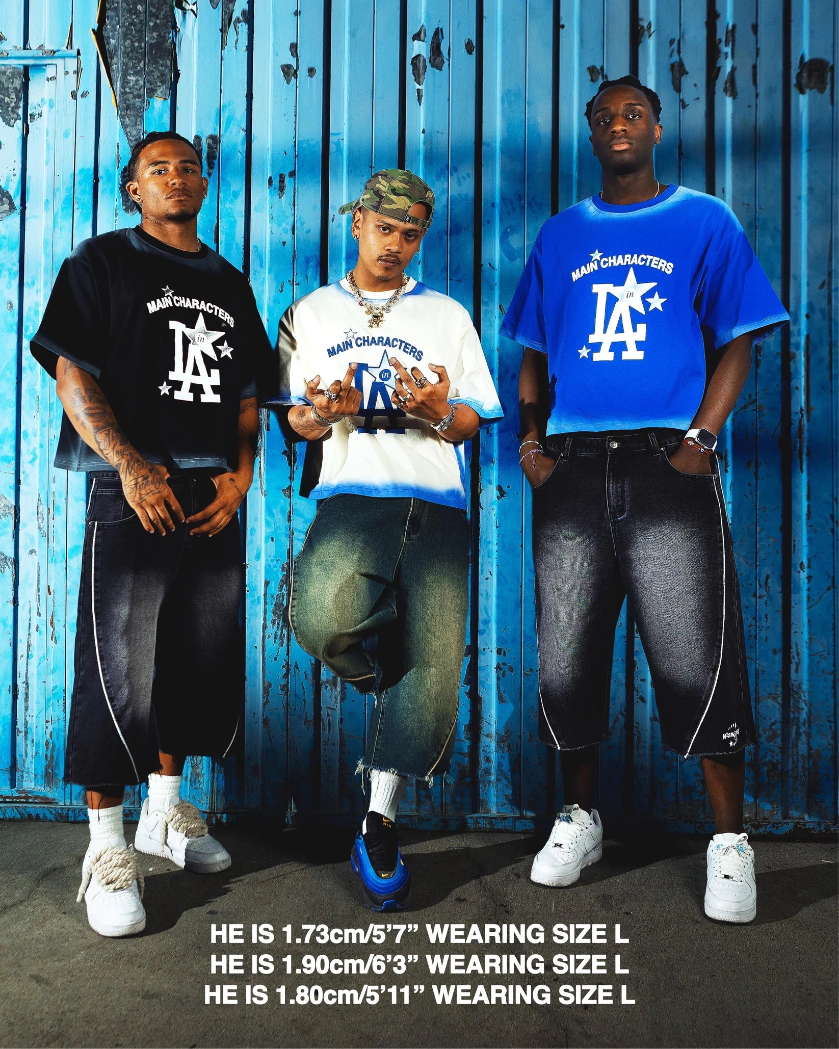 Noemotions LA Tee Blue