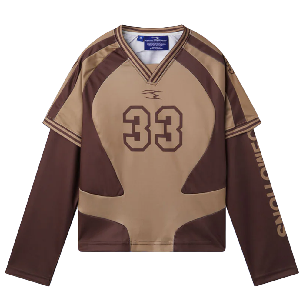 Noemotions Long Sleeve Jersey Brown