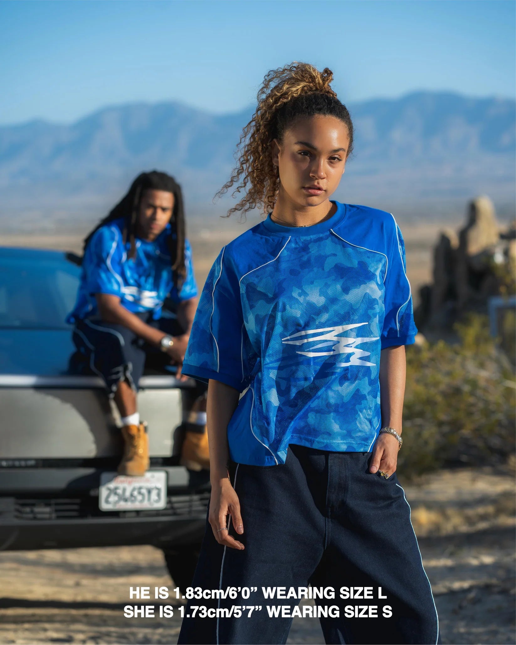 Noemotions Mesh Tee Blue
